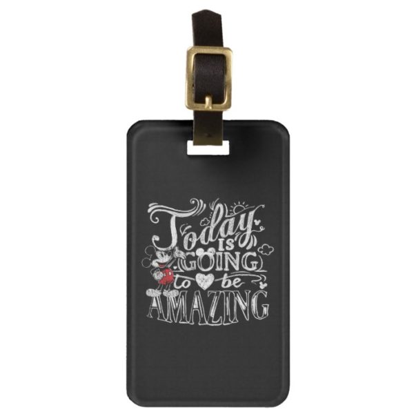 Trendy Mickey | Today Is Going To Be Amazing Luggage Tag