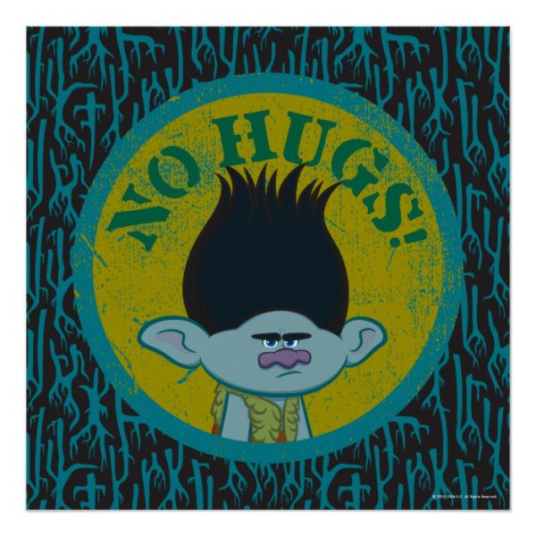 Trolls | Branch - No Hugs! 2 Poster