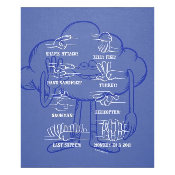Trolls | Cloud Guy Waving Fleece Blanket