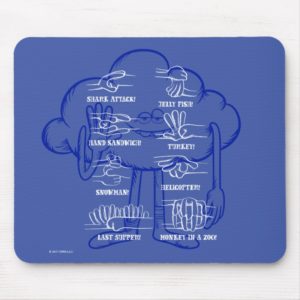 Trolls | Cloud Guy Waving Mouse Pad