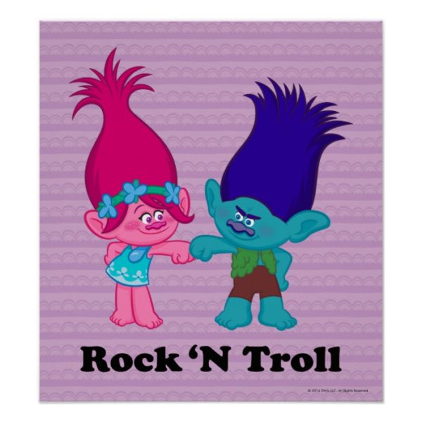 Trolls | Poppy & Branch - Rock 'N Troll Poster