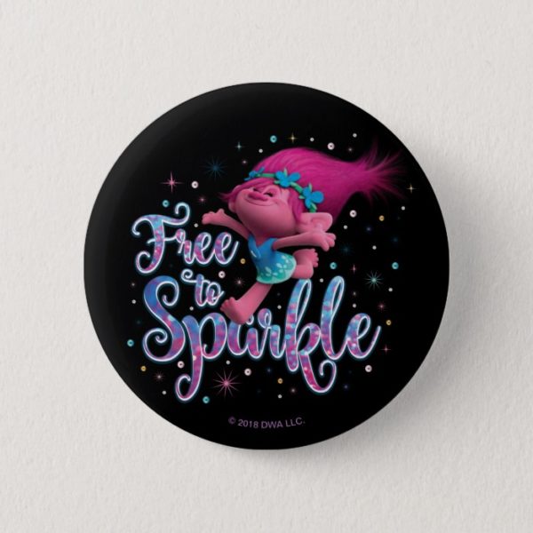 Trolls | Poppy Free to Sparkle Button