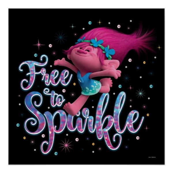 Trolls | Poppy Free to Sparkle Poster