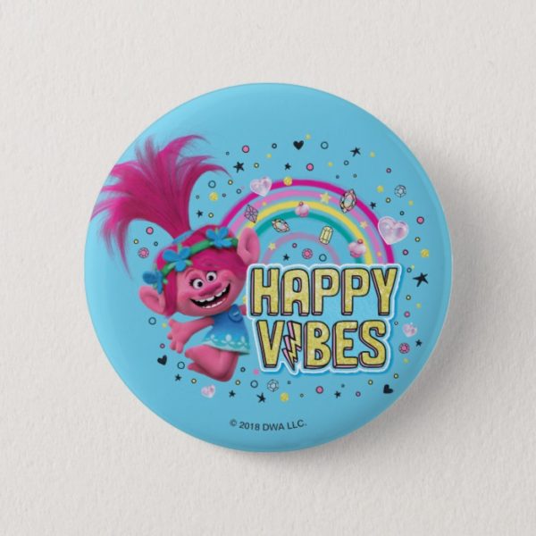 Trolls | Poppy Happy Vibes Button