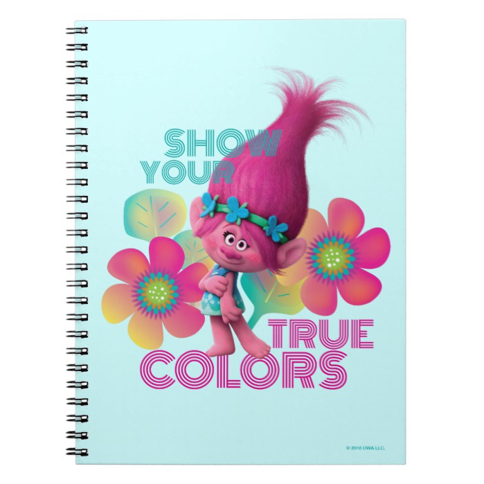 Trolls  Poppy - Show Your True Colors Notebook - Custom Fan Art