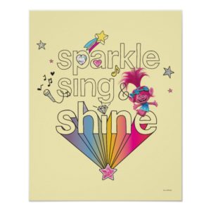 Trolls | Poppy's Sparkle Sing & Shine Poster