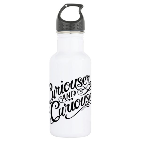 Typography | Curiouser and Curiouser Water Bottle