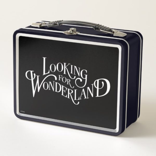 Typography | Looking for Wonderland Metal Lunch Box