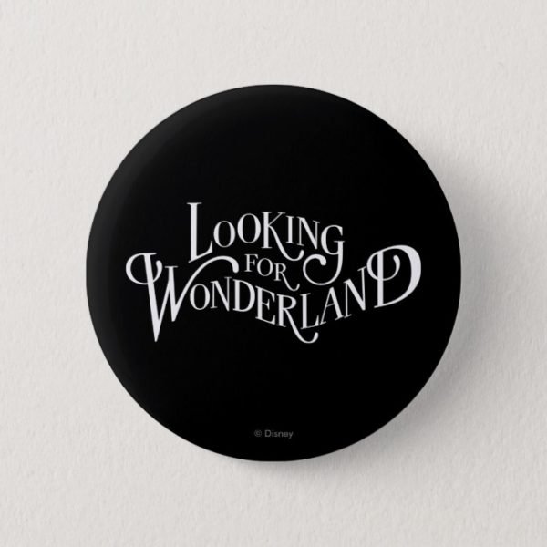 Typography | Looking for Wonderland Pinback Button