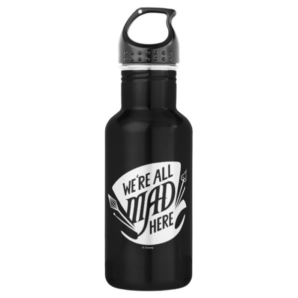 Typography | We're all Mad 2 Water Bottle
