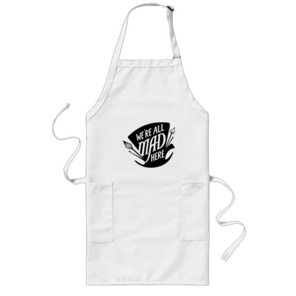 Typography | We're all Mad Long Apron