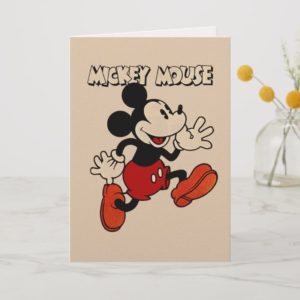 Vintage Mickey Mouse Card