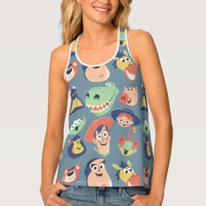 Vintage Painted Toy Story Characters Tank Top