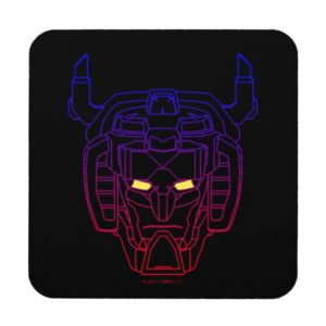 Voltron | Blue-Red Gradient Head Outline Coaster