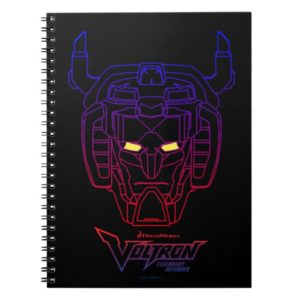 Voltron | Blue-Red Gradient Head Outline Notebook