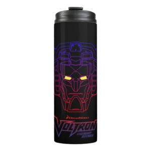 Voltron | Blue-Red Gradient Head Outline Thermal Tumbler
