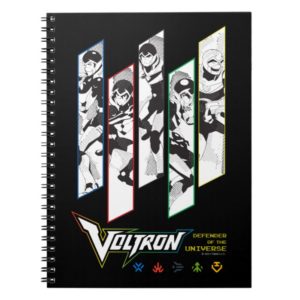 Voltron | Classic Pilots Halftone Panels Notebook