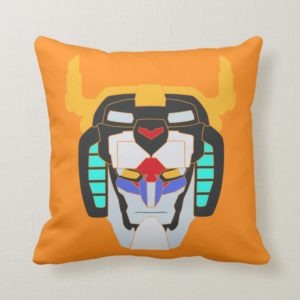 Voltron | Colored Voltron Head Graphic Throw Pillow