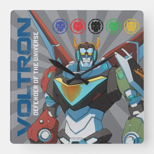Voltron | Defender of the Universe Square Wall Clock