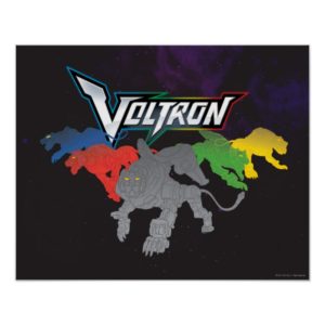 Voltron | Lions Charging Poster