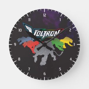 Voltron | Lions Charging Round Clock