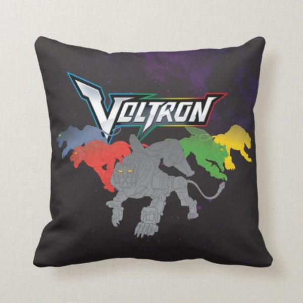 Voltron | Lions Charging Throw Pillow