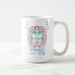 Voltron | Pilot Colors Gradient Head Outline Coffee Mug