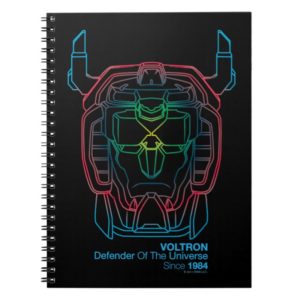 Voltron | Pilot Colors Gradient Head Outline Notebook