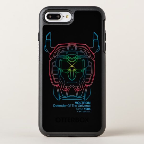 Voltron | Pilot Colors Gradient Head Outline OtterBox iPhone Case