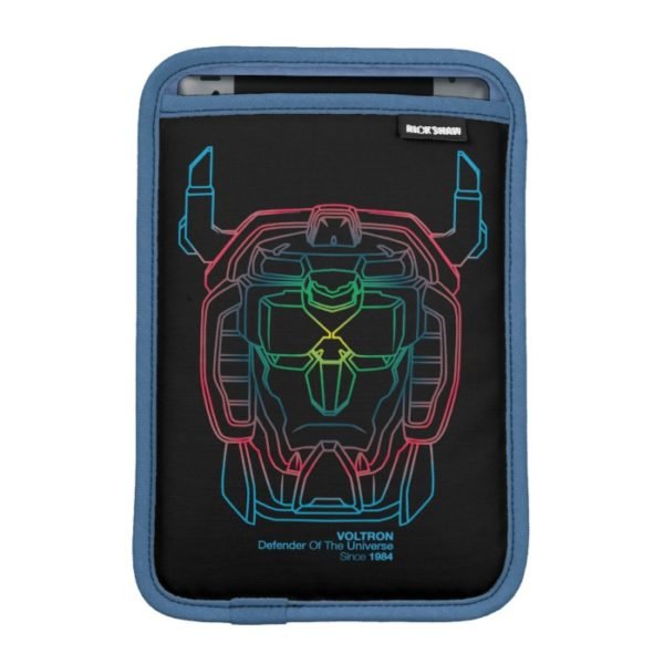 Voltron | Pilot Colors Gradient Head Outline Sleeve For iPad Mini