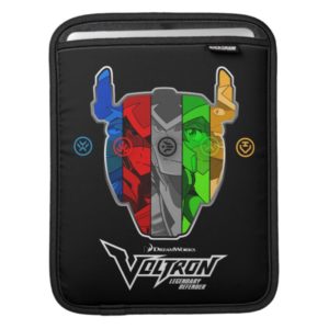 Voltron | Pilots In Voltron Head iPad Sleeve