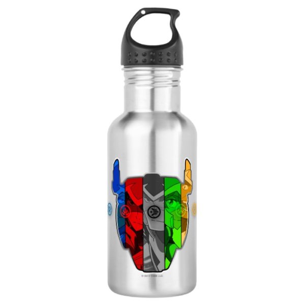 Voltron | Pilots In Voltron Head Stainless Steel Water Bottle