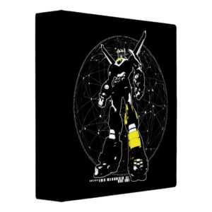 Voltron | Silhouette Over Map 3 Ring Binder