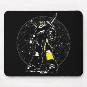 Voltron | Silhouette Over Map Mouse Pad