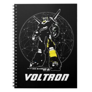 Voltron | Silhouette Over Map Notebook