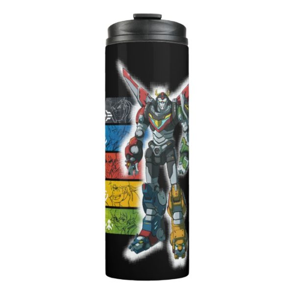 Voltron | Voltron And Pilots Graphic Thermal Tumbler