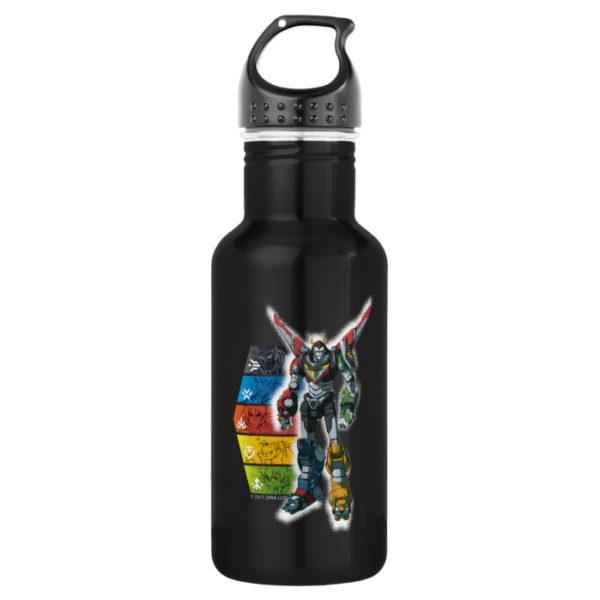 Voltron | Voltron And Pilots Graphic Water Bottle