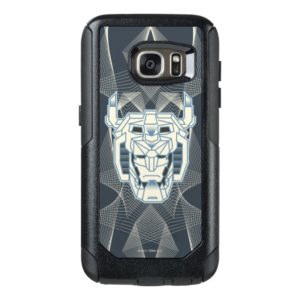 Voltron | Voltron Head Blue and White Outline OtterBox Samsung Galaxy S7 Case