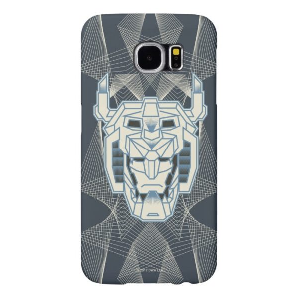 Voltron | Voltron Head Blue and White Outline Samsung Galaxy S6 Case