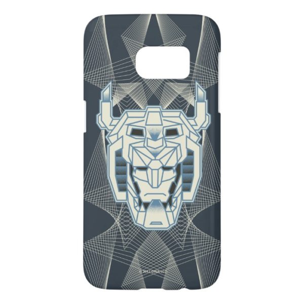 Voltron | Voltron Head Blue and White Outline Samsung Galaxy S7 Case