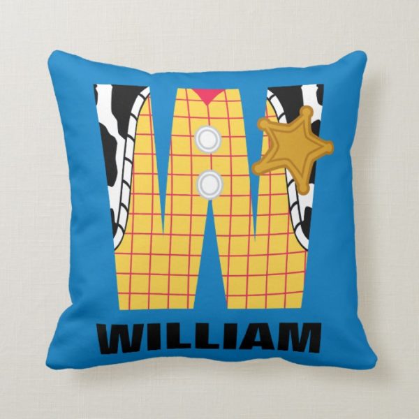 W is for Woody | Add Your Name Throw Pillow