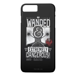 Wanded & Extremely Dangerous Wanted Poster - White Case-Mate iPhone Case