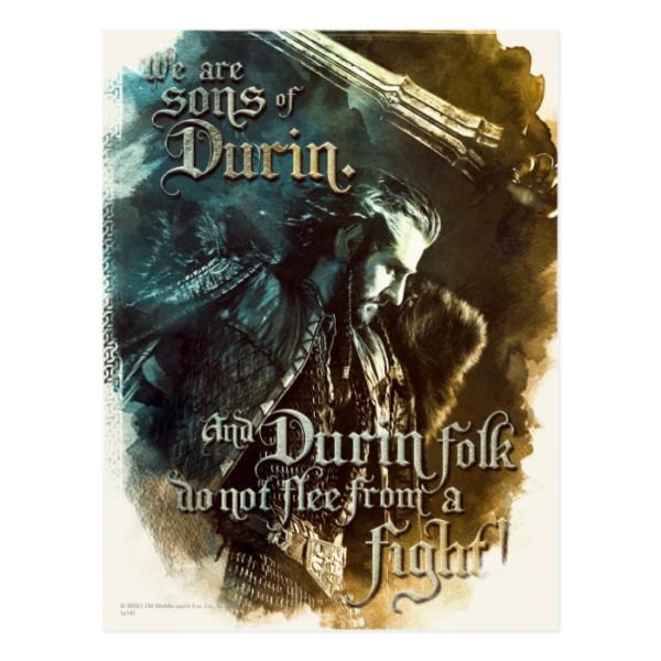 We Are Sons Of Durin Postcard