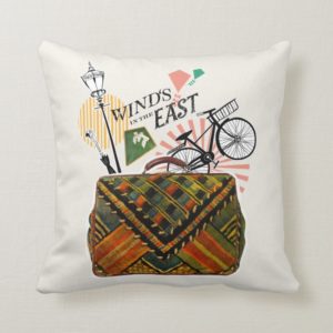 Winds in the East Throw Pillow
