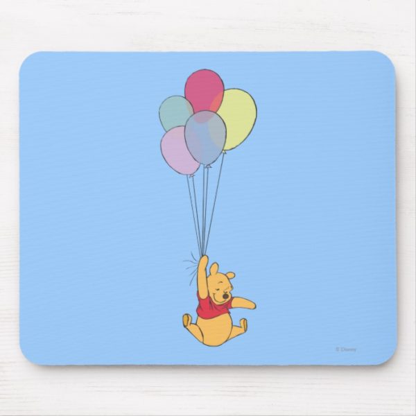 Winnie the Pooh and Balloons Mouse Pad