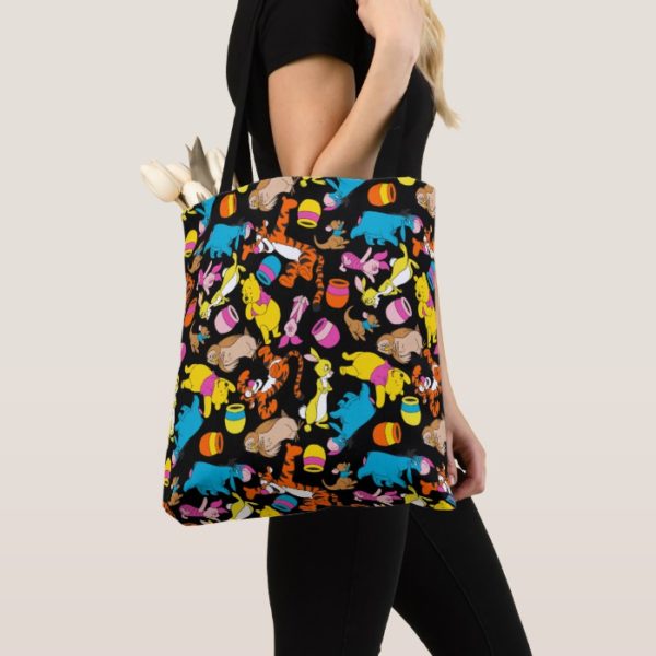 Winnie the Pooh | Bright Friends Pattern Tote Bag