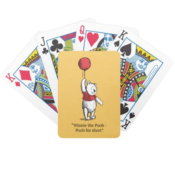 Winnie the Pooh for Short Bicycle Playing Cards