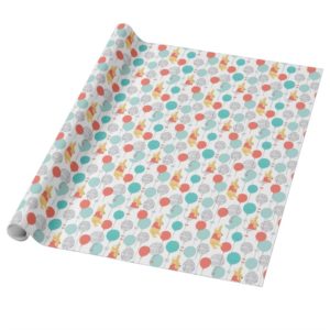 Winnie the Pooh | Hanging On Balloons Pattern Wrapping Paper