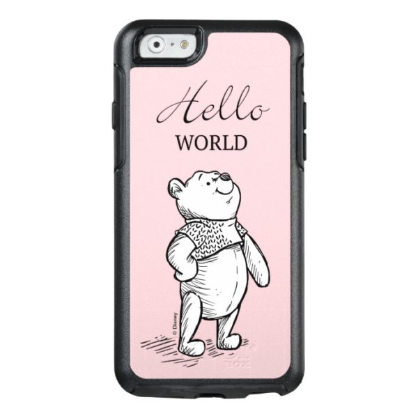 Winnie the Pooh | Hello World Quote OtterBox iPhone Case