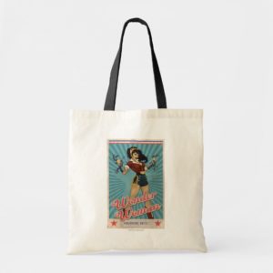 Wonder Woman Amazonians Unite Vintage Poster Tote Bag